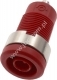 3270-RT  Gniazdo bezp. 4mm, przyłącze lutowane tuleja, 25A, czerwony, ELECTRO-PJP, 3270RT